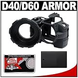 MADE Rubberized Camera Armor (Black) for Nikon D40, D40x & D60 Digital SLR  ....