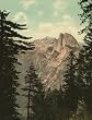 Close to Yosemite's South Dome, ca. 1898 - Exceptional Print of a Vintage Photochrom Image from the Library of Congress Collection