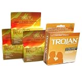 Trojan Trustex Ultra Ribbed Lubricated Latex Condoms, 36 Count