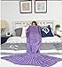 Feibi (TM) Mermaid Blanket Tail Soft Comfy Knitted Mermaid Sofa Living room Sleeping Bags for Adult Kids (71