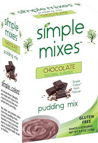 Simple Mixes Natural Chocolate Pudding Mix, (Pack of 6)