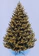 8.5' Canadian Balsam Fir PE Pre-Lit Artificial Christmas Tree - Clear Lights