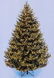 8.5' Canadian Balsam Fir PE Pre-Lit Artificial Christmas Tree - Clear Lights