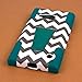 Nokia Lumia 730 / Lumia 735 Case, MPERO Impact X Series Dual Layered Tough Durable Shock Absorbing Silicone Polycarbonate Hybrid Kickstand Case for Lumia 730 / Lumia 735 - Teal Chevron