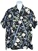 Men's Hawaiian Shirt-Bamboo Shoots on Black