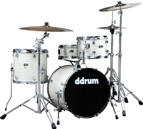 ddrum D3 4-Piece Shell Pack White Marine Pearl