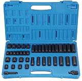 Grey Pneumatic Corp 1242RD 3/8'' Drive Standard and Deep Length Master Set - 42 Piece
