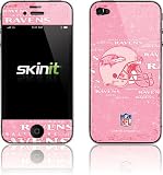 Skinit Baltimore Ravens - Blast Pink Vinyl Skin for Apple iPhone 4 / 4S