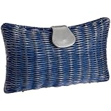 Magid Wicker Snap Curve Clutch