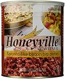 Bacon Flavored Textured Vegetable Protein TVP - 2 Pound Can