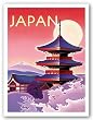 Japan by Ignacio 11"x14" Art Print Poster