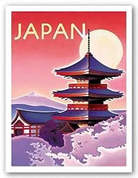 Japan by Ignacio 11"x14" Art Print Poster