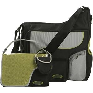 JJ Cole System Bag - Graphite/Green
