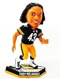 Pittsburgh Steelers Linebacker Troy Polamalu #43 action NFL approved 8" bobblehead