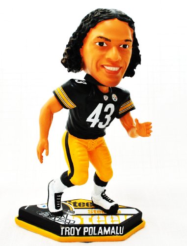 Pittsburgh Steelers Linebacker Troy Polamalu #43 action NFL approved 8