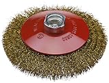 115mm Silverline Rotary Steel Crimp Bevel Wire Brush Wheel Cup Angle Grinder