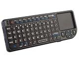 FAVI Entertainment Wireless Keyboard (Built-in TouchPad/Laser Pointer) - Black