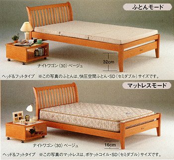 フレックスモードタイプFM-01 ヘッド＆フット1113-02105 ダブルサイズ