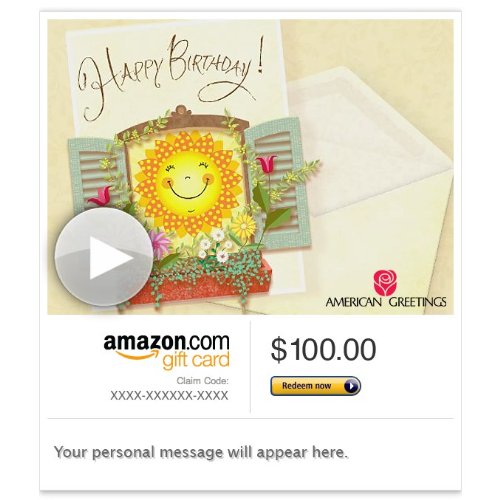 Amazon com Gift Card mail Birthday