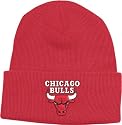 Chicago Bulls Red Basic Logo Cuffed Knit Hat