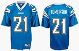 LaDainian Tomlinson San Diego Chargers #21 Premier Reebok NFL Football Jersey (Air Force Blue)