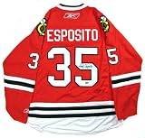 Tony Esposito Autographed Chicago Blackhawks Jersey (UDA COA)