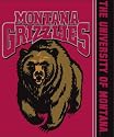 NCAA Montana Grizzlies Raschel Throw Blanket