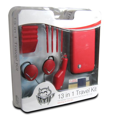 Childrens Toyshop  Video Games : iMP Gaming Red 13-in-1 Travel Pack for DS Lite (Nintendo DS)