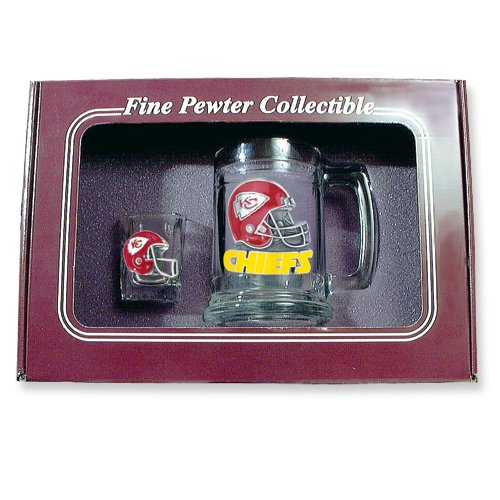 Kansas City Chiefs Shot Glass and Mug Set