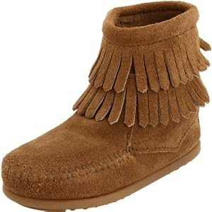 Minnetonka Double Fringe Moccasin Toddler