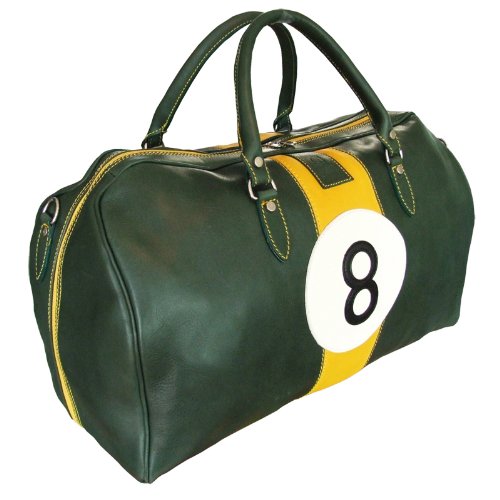 PLANEX Classic Team Lotus レザーバッグ No.8 (Classic Team Lotus Clark no.8 leather Holdall) LOT-CTL-NO8