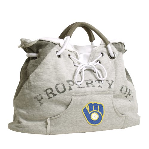 Littlearth Productions MLB Milwaukee Brewers Retro Design Hoodie Tote (Gray)