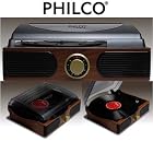 Philco Classic Wood Turntable Record Player