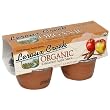 LeRoux Cree Organic Apple & Cinnamon Sauce, 4-Ounce, 4-Count Cups (Pack of 6)