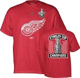 Detroit Red Wings 2008 Stanley Cup Champions Roster T-Shirt