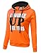 J.TOMSON Women's Basic Graphic Words Printed Pullover Long Sleeve Hoodie