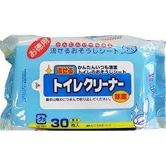 流せるトイレクリーナー 厚手 30枚入り
