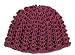 Eco Friendly and Sustainable Cranberry Soy Cloche Hat- 3 to 6 Months Size