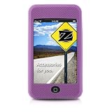 yooZoo Premium Silicone Skin Case Pack for Apple iPod Touch 8GB and 16GB model MP3 Players - Orchid Purple