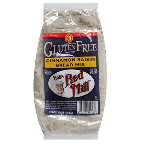 Bob's Red Mill Gluten-Free Cinnamon Raisin Bread Mix, 22-Ounce Bags (Pack of 8)