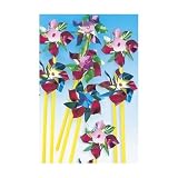 4in. Mylar Pinwheels on a 12 in. Stick (24/PKG)