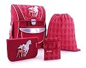 HERLITZ SCHULRANZEN SET 4 TEILIG WHITE HORSE WEI?ES PFERD  SCHOOL BAG TORNISTER SCHULRUCKSACK SCHULTASCHE SCHOOLTAS