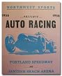 1956 Portland Speedway Poster Print