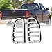 E-Autogrilles Triple Chrome Plated ABS Tail Light Bezels for 97-03 Ford F-150 / 99-07 Super Duty (67-0305)