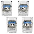 San Jose Earthquakes Soccer 4pc Square Shot Glass Set - Primary Team Logo MAJOR-LEAGUE-SOCCER Soccer