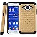 Galaxy Core Prime Case, Style4U Studded Rhinestone Crystal Bling Hybrid Armor Case Cover for Samsung Galaxy Core Prime G360 with 1 Style4U Stylus [Gold/Black]