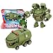 Hasbro Year 2008 Transformers Animated Series Voyager Class 6 Inch Tall Robot Action Figure - Autobot BULKHEAD with Launching Wreck Ball (Vehicle Mode : Armored Truck)
