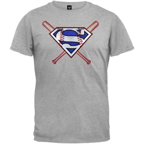  Superman - Baseball Logo T-Shirt