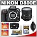 Nikon D800E Digital SLR Camera Body with 24-85mm f/3.5-4.5G VR ED AF-S Zoom Lens + (2) 32GB Cards + Case + Accessory Kit