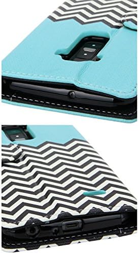 LG G Flex, E LV LG G Flex D959 / D950 / LS995 Deluxe Print PU Leather Flip Wallet/Purse Case Cover for G Flex D959 / D950 / LS995 with 1 E LV Stylus - ZIG ZAG
